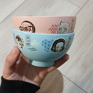 Demon Slayer Character Bowls Set